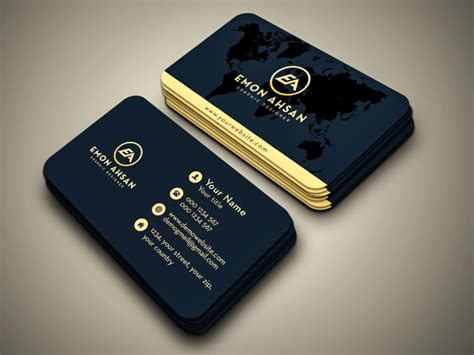 You can customize your card format (single image or slideshow) and adjust your headline and news feed link description. Design minimalist business card by Usmanmani997