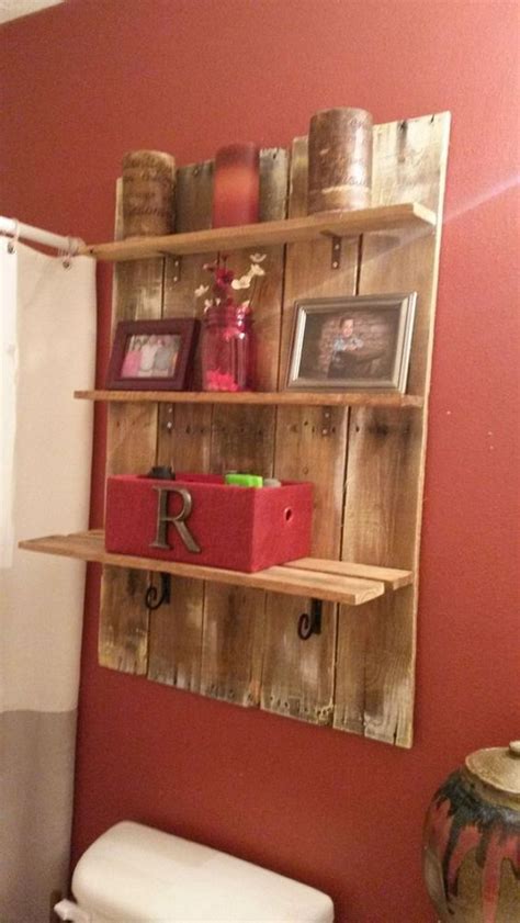 Its Easy To Create Pallet Wood Shelves Wood Pallet Ideas