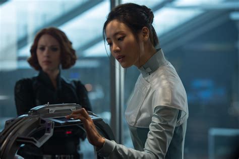 Two New Avengers Age Of Ultron Stills Feature Claudia Kim As Dr