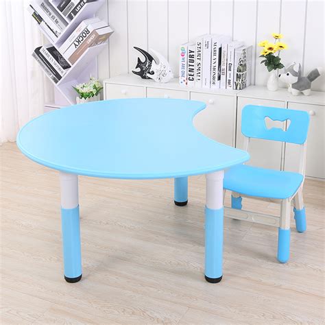 Colorful Cute Children Desk Nursery School Table And Chair Yongjia