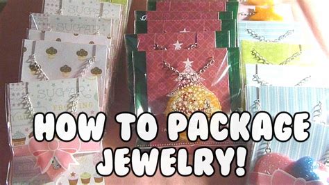 How To Package Jewelry Necklaces Youtube