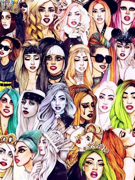 Helen Green Collage Of Gaga Lady Gaga Pictures Lady