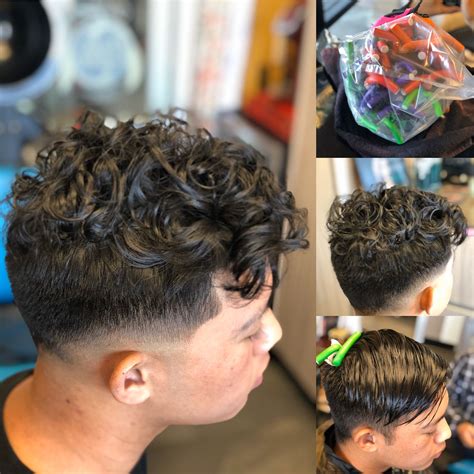 When you perm short hair, it creates tighter curls that maintain their natural bounce without any styling products. Men's perm | Loose perm, Gents hair style, Permed hairstyles