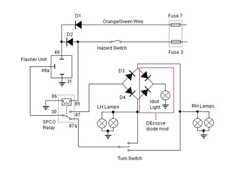 Hazard Wiring Diagram For Motorcycle Wiring Diagram And Schematics