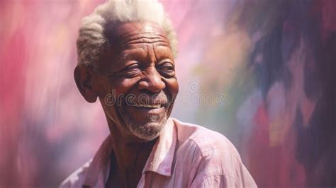 Old Man Expression Age Tradition Smiling Face Elderly Portrait Black