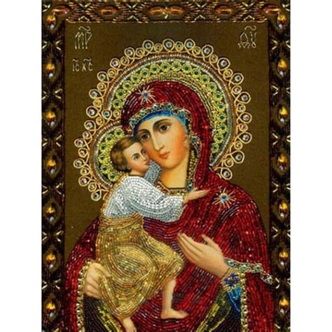 5d Diamond Painting Virgin Mary Pictures By Rhinestones Mosaic Religion