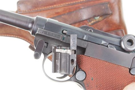 Attractive Swiss Bern M1929 Luger Red Grip Military I 300 Historic