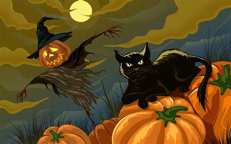 Halloween Cat Wallpaper Hd Pixelstalk Net
