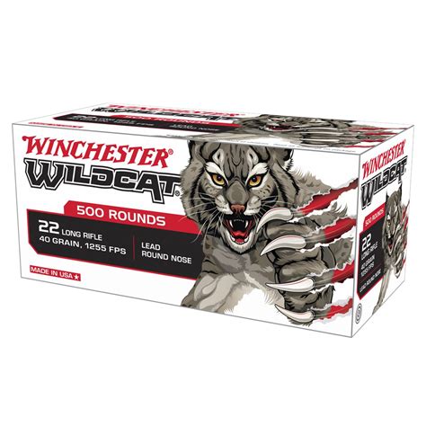 Winchester Wildcat 22 Lr Ammunition 500 Rounds