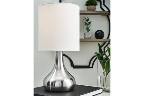 Camdale Silver Finish Table Lamp From Ashley Luna Furniture