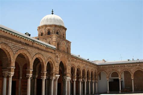 Tunis Mosque Zitouna Mosque Tunisia World Heritage Sites