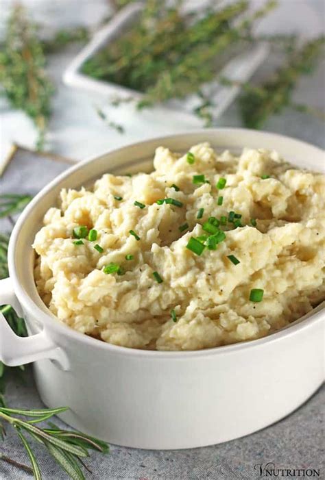 Vegan Cauliflower Mashed Potatoes Healthy Mashed Potato