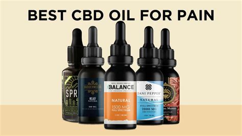 Best Cbd Oil For Pain 2021 Top 10 Brands And Buyers Guide