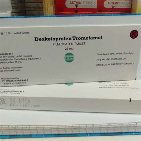 Promo Original Dexketoprofen Trometamol Satu Box Isi 30 Tablet Azam