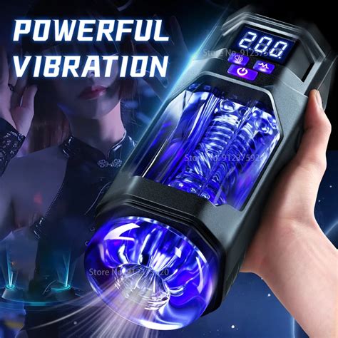 Automatic Male Masturbator Vibration Blowjob Sex Machine Real Oral