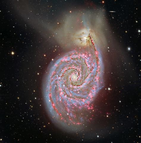 M51 Hubble Cross