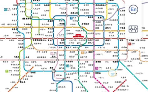 北京地铁2022年官方线路图（重制版）哔哩哔哩bilibili