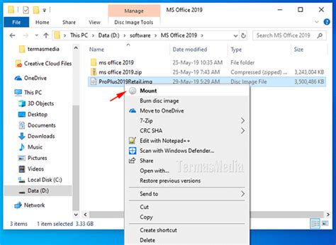 Cara Mount Dan Unmount File Iso Di Windows 10