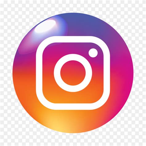 Glossy Instagram Icon PNG Emboss Hair And Beauty