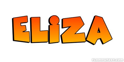 Eliza Logo Outil De Conception De Nom Gratuit à Partir De Texte