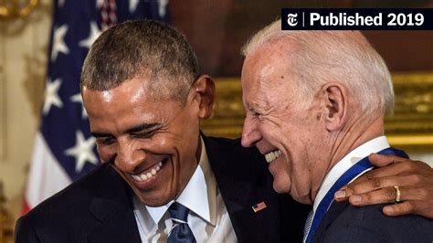 how close are barack obama and joe biden the new york times