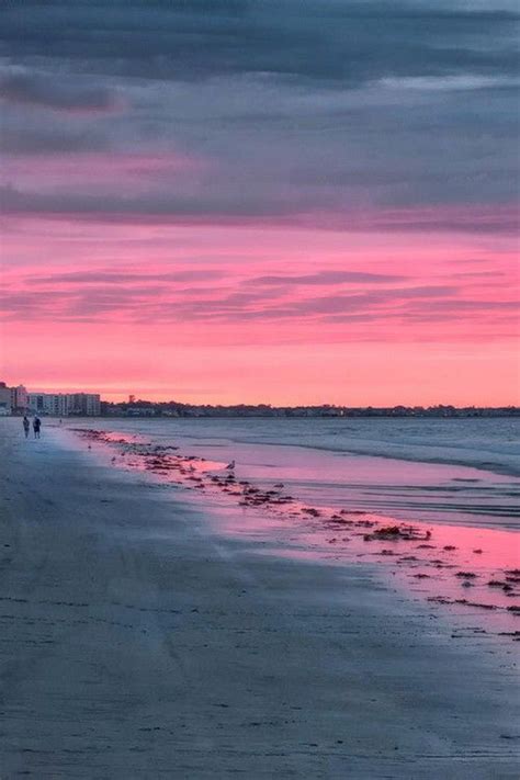 Beach Walk By Alan Borror Beautiful Sunrise Sunset Colors