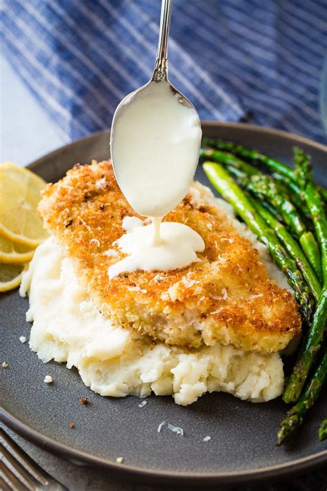Used combo oil and butter with panko. Panko Chicken with Lemon Cream Sauce (So Easy!) - Oh Sweet ...