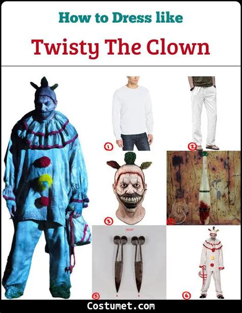 Twisty The Clown American Horror Story Costume For Cosplay And Halloween