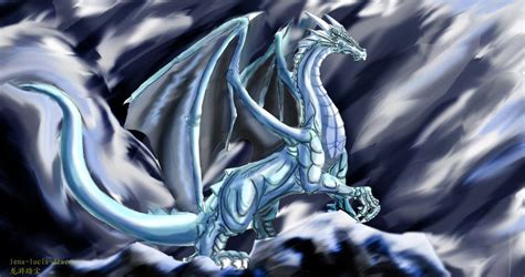 Ice Dragon By Lena Lucia Dragon On Deviantart Ice Dragon Dragon