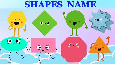 Shapes Name Shape Name And Picture Shapes Name In English