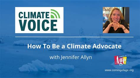 How To Be A Climate Advocate Youtube