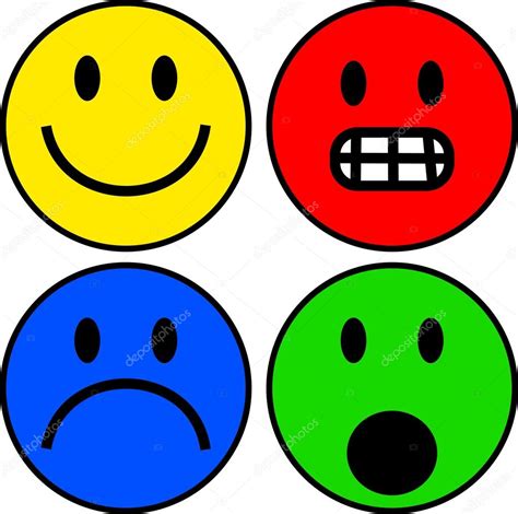 Conjunto De Emoji Emoticon Dibujos Animados Emojis Simbolos Iconos De