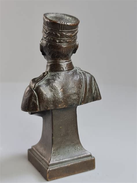 Fine Elkington And Co Bronze Bust Of Marshall Foch 789926