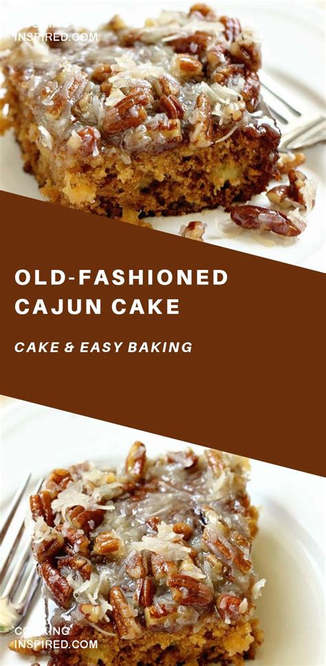 Old Fashioned Cajun Cake An Easy Cake Recipe Filled With Crushed Pineapple And Topped With A