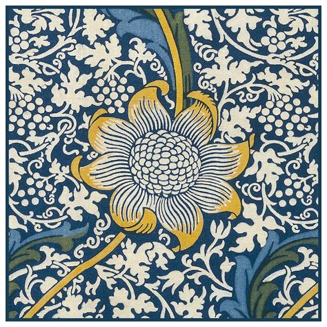 Kennet Design Detail 1 by Arts and Crafts Movement Founder William Mor ...