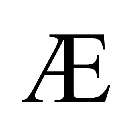 Æ | latin capital letter ae | Times New Roman, Regular @ Graphemica
