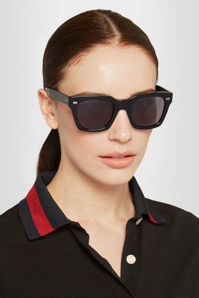 black square frame acetate sunglasses gucci sunglasses sunglass frames gucci dress
