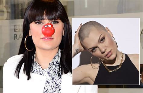 jessie j shaves her head for red nose day sound check yahoo