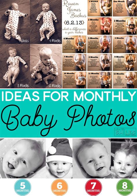 Monthly Baby Photo Ideas To Capture Babys First Year