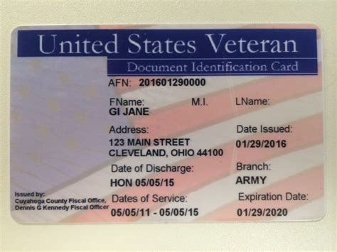 Fee For County Veteran Id Card Waived This Week