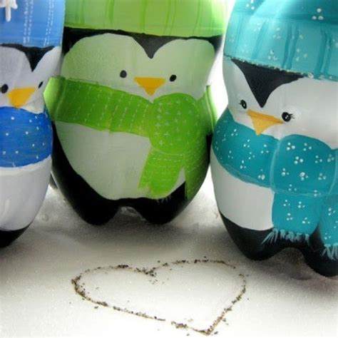 2 Liter Bottle Penguins Penguin Crafts Easy Christmas Crafts Crafts