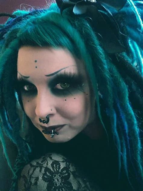 Dreadfully Dyed Teal Hair Pastel Punk Cybergoth