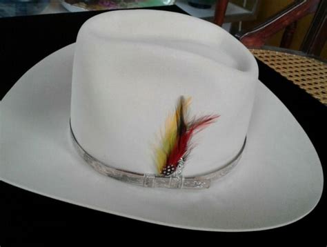Vintage John B Stetson 4x Beaver Cowboy Hat Silver Belly Size 7 Ebay