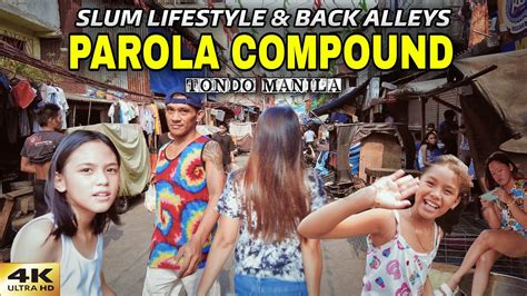 Wandering In The Infamous Parola Compound Tondo Manila Philippines 4k