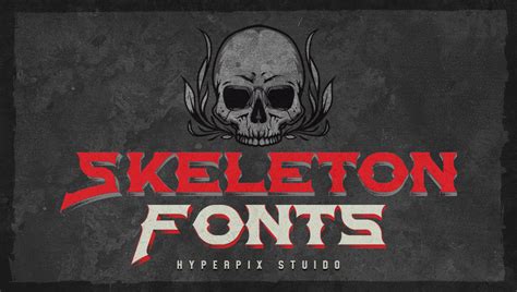 30 Best Skeleton Fonts Free Premium 2024 Hyperpix