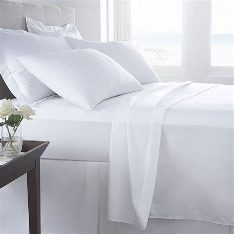 Buy Bed Sheet Set White 300 Tc Online In India Best Prices Free