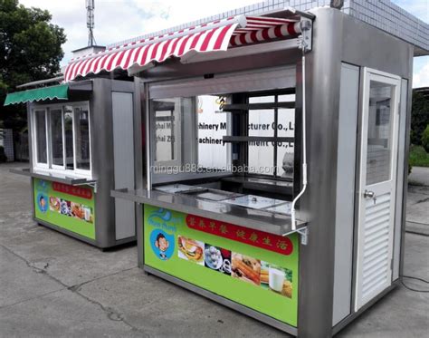 Fast Food Kiosk Street Food Kiosk Barbecue Grill Taco Cart For Sale
