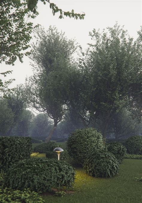 Foggy Parkland On Behance