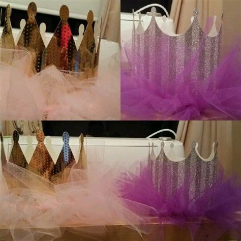 Princess Crown Centerpieces Made With Cricut Explore Shimmery