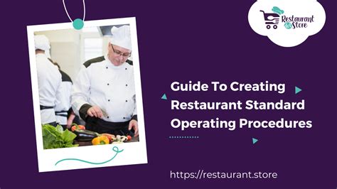 Restaurant Standard Operating Procedures Template